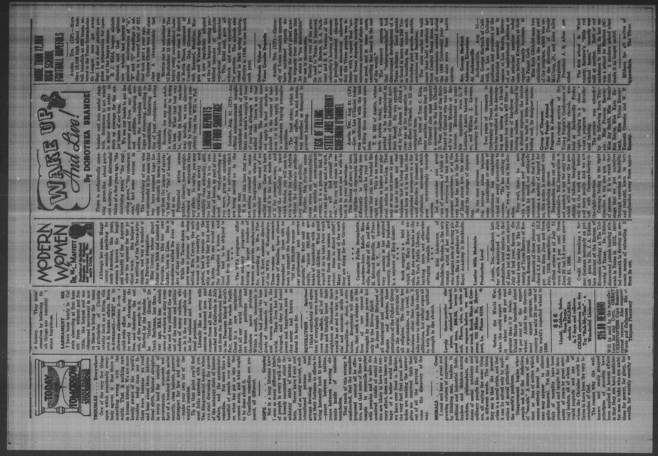 Timpson Weekly Times (Timpson, Tex.), Vol. 54, No. 36, Ed. 1 Friday, September 8, 1939
                                                
                                                    [Sequence #]: 3 of 8
                                                