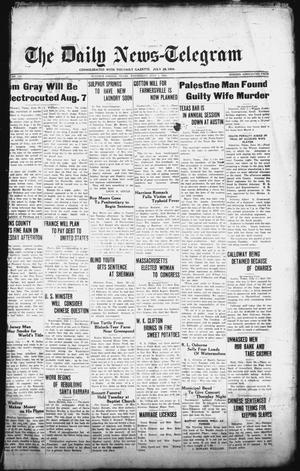 Primary view of object titled 'The Daily News-Telegram (Sulphur Springs, Tex.), Vol. 27, No. 150, Ed. 1 Wednesday, July 1, 1925'.