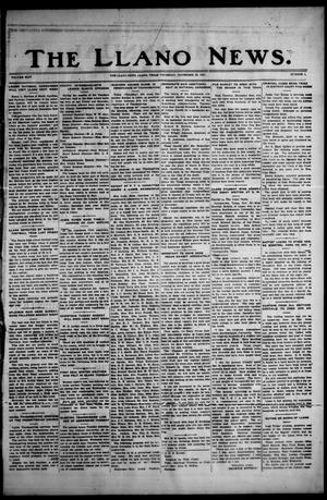 Primary view of object titled 'The Llano News. (Llano, Tex.), Vol. 44, No. 8, Ed. 1 Thursday, November 26, 1931'.