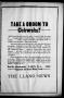 Thumbnail image of item number 3 in: 'The Llano News. (Llano, Tex.), Vol. 44, No. 45, Ed. 1 Thursday, August 18, 1932'.
