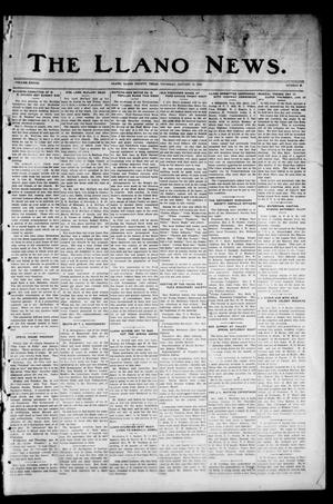 Primary view of object titled 'The Llano News. (Llano, Tex.), Vol. 38, No. 20, Ed. 1 Thursday, January 14, 1926'.