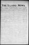 Primary view of The Llano News. (Llano, Tex.), Vol. 37, No. 50, Ed. 1 Thursday, August 6, 1925