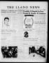 Newspaper: The Llano News (Llano, Tex.), Vol. 66, No. 49, Ed. 1 Thursday, Novemb…