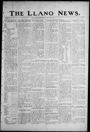 Primary view of object titled 'The Llano News. (Llano, Tex.), Vol. 45, No. 33, Ed. 1 Thursday, July 6, 1933'.