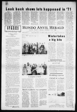 Primary view of object titled 'Hondo Anvil Herald (Hondo, Tex.), Vol. 85, No. 1, Ed. 1 Thursday, January 6, 1972'.