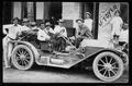 Thumbnail image of item number 1 in: '[Nine men and a little girl gathered around an automobile]'.