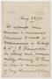 Thumbnail image of item number 1 in: '[Testimonial for James E. Thompson by James Hardie]'.