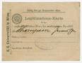 Thumbnail image of item number 1 in: '[University of Vienna Legitimation Card for James Edwin Thompson]'.
