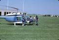 Photograph: [Behind the Scenes of "North Texas Now" (1974) - Helicopter Scene]