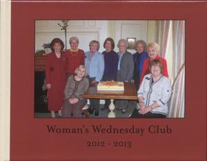Primary view of object titled '[Woman's Wednesday Club Scrapbook, 2012-2013]'.