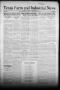 Primary view of Texas Farm and Industrial News (Sugar Land, Tex.), Vol. 8, No. 8, Ed. 1 Friday, December 12, 1919