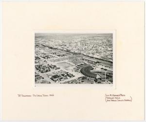 Primary view of object titled '[Aerial Photo of Big Springs, Texas #2]'.