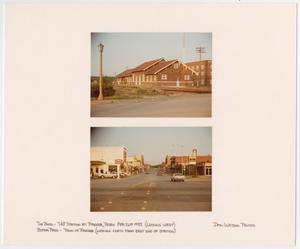 Primary view of object titled '[Train Depot and Town of Ranger, Texas]'.