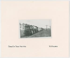 Primary view of object titled '[Train Engine #667 and Cars]'.