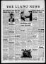 Newspaper: The Llano News (Llano, Tex.), Vol. 70, No. 18, Ed. 1 Thursday, April …