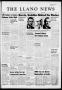 Newspaper: The Llano News (Llano, Tex.), Vol. 71, No. 26, Ed. 1 Thursday, May 26…