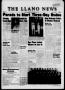 Newspaper: The Llano News (Llano, Tex.), Vol. 70, No. 27, Ed. 1 Thursday, June 4…
