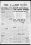 Newspaper: The Llano News (Llano, Tex.), Vol. 71, No. 24, Ed. 1 Thursday, May 12…