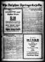 Thumbnail image of item number 1 in: 'The Sulphur Springs Gazette. (Sulphur Springs, Tex.), Vol. 53, No. 2, Ed. 1 Friday, January 15, 1915'.