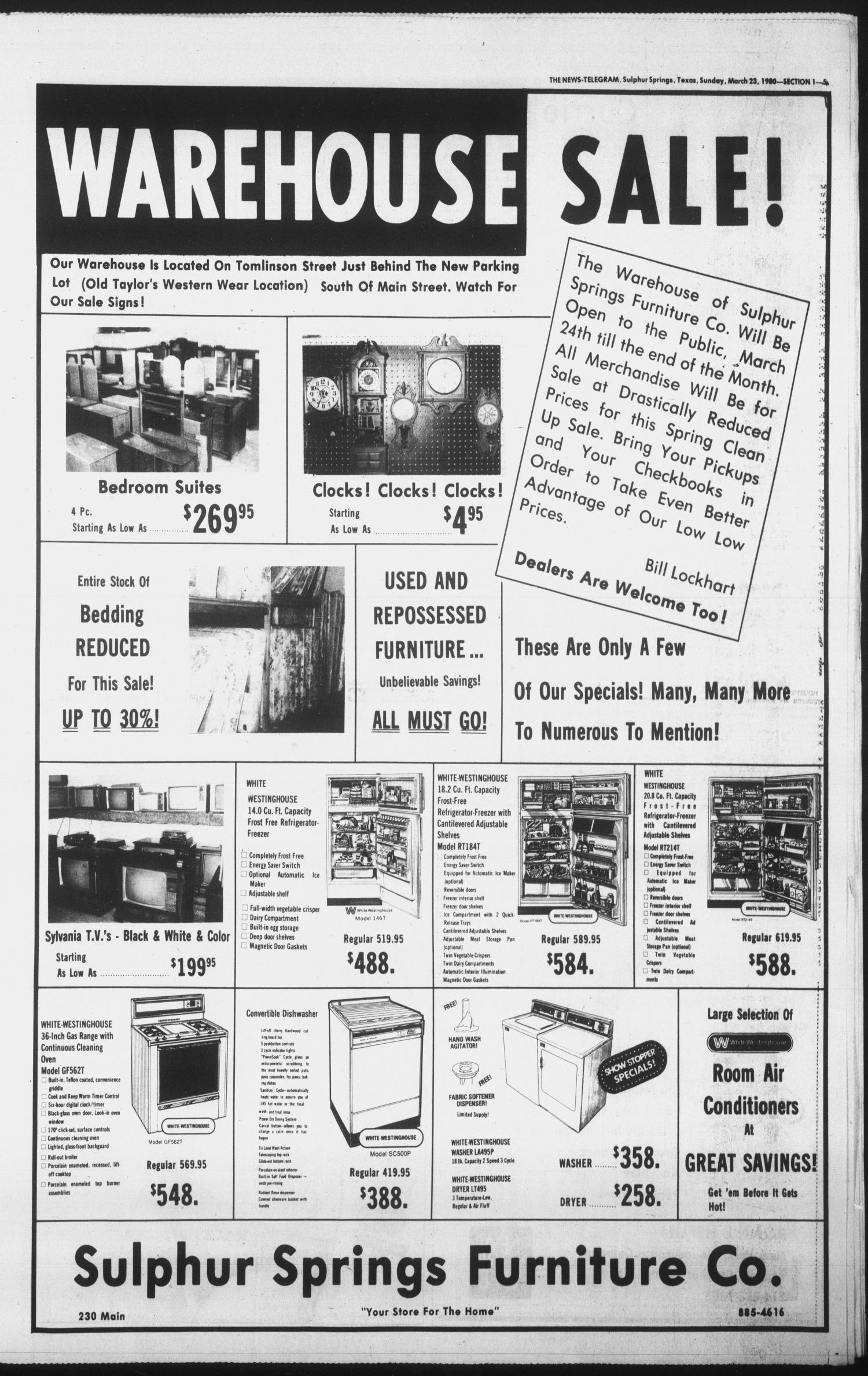Sulphur Springs News-Telegram (Sulphur Springs, Tex.), Vol. 102, No. 70, Ed. 1 Sunday, March 23, 1980
                                                
                                                    [Sequence #]: 5 of 28
                                                