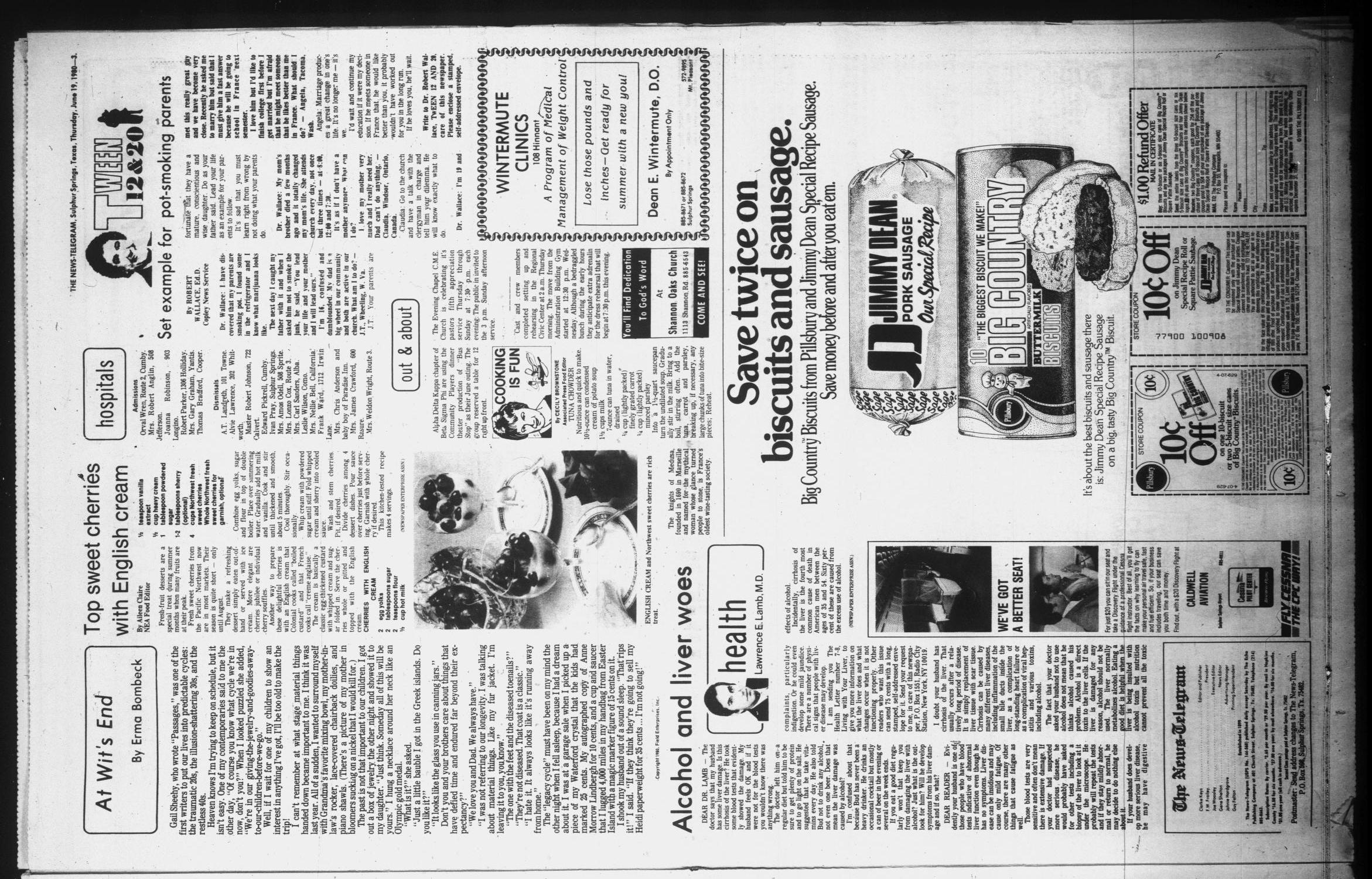 Sulphur Springs News-Telegram (Sulphur Springs, Tex.), Vol. 102, No. 146, Ed. 1 Thursday, June 19, 1980
                                                
                                                    [Sequence #]: 3 of 20
                                                