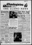 Newspaper: The Llano News (Llano, Tex.), Vol. 70, No. 52, Ed. 1 Thursday, Novemb…
