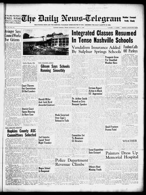Primary view of The Daily News-Telegram (Sulphur Springs, Tex.), Vol. 59, No. 215, Ed. 1 Wednesday, September 11, 1957