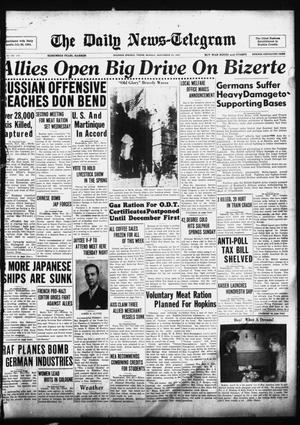 Primary view of The Daily News-Telegram (Sulphur Springs, Tex.), Vol. 44, No. 179, Ed. 1 Monday, November 23, 1942