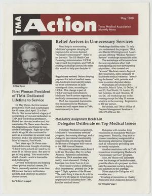 Primary view of object titled 'Texas Medical Association Monthly News, May 1988'.