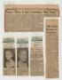 Clipping: [Newspaper clippings about Dr. May Owen, and the Texas Medical Associ…