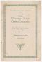 Primary view of Chicago Civic Opera Company program, March 12 & 13, 1930