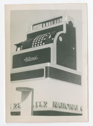 Primary view of object titled '[Photograph of Texas State Fair Visitor Counter]'.
