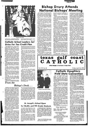 Primary view of object titled 'Texas Gulf Coast Catholic (Corpus Christi, Tex.), Vol. 2, No. 50, Ed. 1 Friday, April 14, 1972'.
