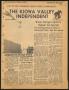 Newspaper: The Kiowa Valley Independent (Darrouzett, Tex.), Vol. 1, No. 3, Ed. 1…