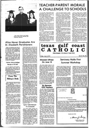 Primary view of object titled 'Texas Gulf Coast Catholic (Corpus Christi, Tex.), Vol. 6, No. 59, Ed. 1 Friday, June 4, 1971'.