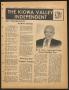 Newspaper: The Kiowa Valley Independent (Darrouzett, Tex.), Vol. 1, No. 45, Ed. …