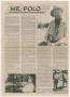Primary view of [Newspaper Article: Mr. Polo]