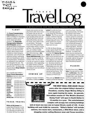 Primary view of object titled 'Texas Travel Log, April 2000'.