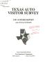Report: Texas Auto Visitor Survey Report: Summer 1991
