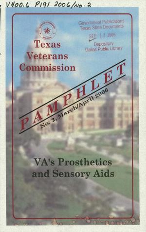 Primary view of object titled 'Texas Veterans Commission Pamphlet, Number 2, March/April 2006'.