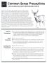 Primary view of Common Sense Precautions for Handling and Processing Deer