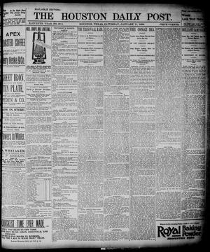 Primary view of The Houston Daily Post (Houston, Tex.), Vol. ELEVENTH YEAR, No. 282, Ed. 1, Saturday, January 11, 1896