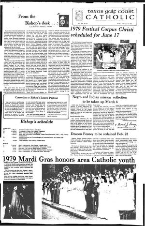Primary view of object titled 'Texas Gulf Coast Catholic (Corpus Christi, Tex.), Vol. 14, No. 38, Ed. 1 Friday, February 23, 1979'.