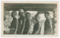 Photograph: [Photograph of Five Muddy-Faced Individuals]