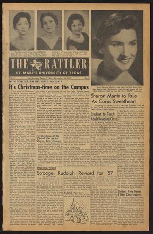 Primary view of object titled 'The Rattler (San Antonio, Tex.), Vol. 40, No. 6, Ed. 1 Friday, December 13, 1957'.