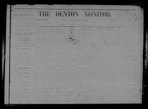 Primary view of object titled 'The Denton Monitor. (Denton, Tex.), Vol. 1, No. 24, Ed. 1 Saturday, November 7, 1868'.