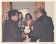 Photograph: [Barbara Jordan, Arlyne Jordan, and Guests of the Governor For A Day …