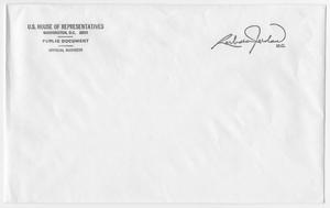 Primary view of object titled '[Envelope Addressed to Chief Judge John Brown]'.