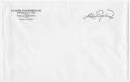 Text: [Envelope From Barbara Jordan's Congressional Office]