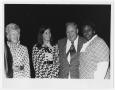 Photograph: [Barbara Jordan With Three Unidentified Persons]